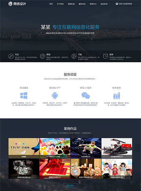 互联网信息化服务网站案例