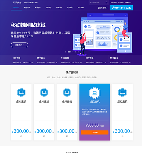 网站设计建设企业网站案例