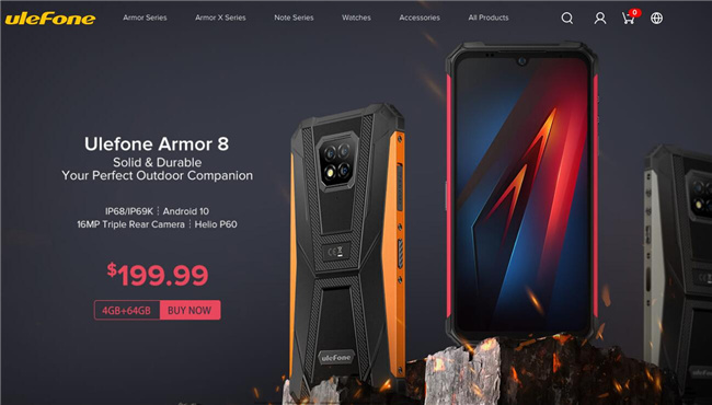 Ulefone网站案例