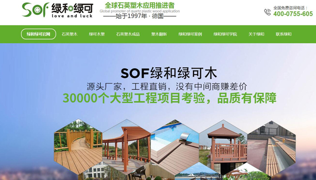 绿和集团网站案例 - 深圳网站建设案例